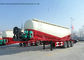 Tri Achse 56-60cbm Bulker-Zement-Behälter-Anhänger-hohe Belastbarkeit besonders angefertigt fournisseur