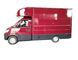 CHERY-Weinlese-Burger-Eiscreme-Verkauf-LKWs, mobile Schnellimbiss-Packwagen fournisseur